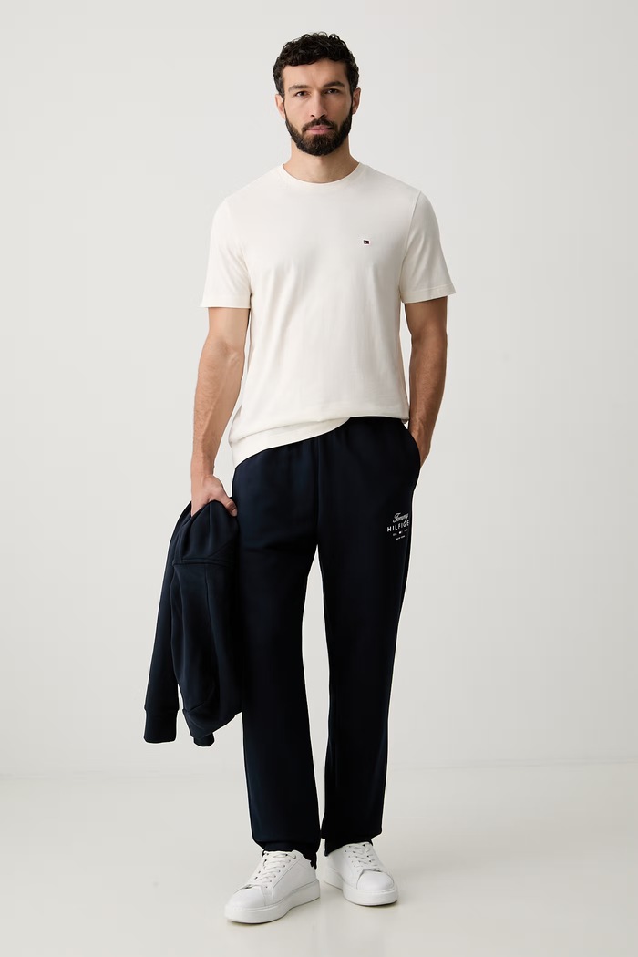 Tommy Hilfiger tričko pánske bavlnené MW0MW39995. béžová AW26