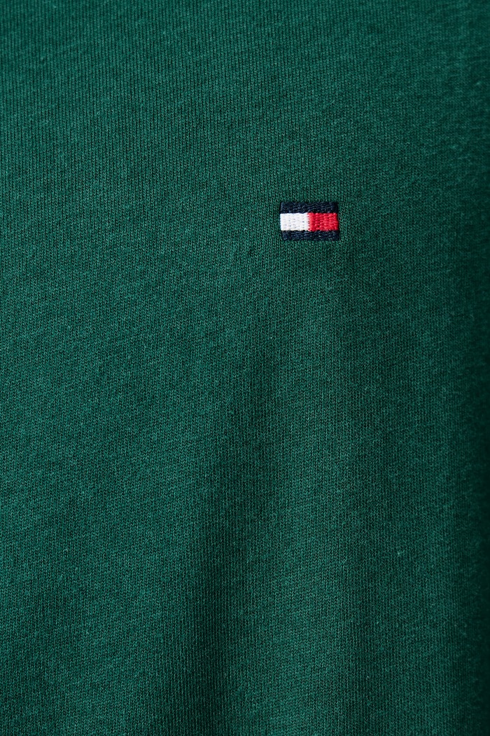 T-shirt męski bawełniany Tommy Hilfiger zielony MW0MW39995.