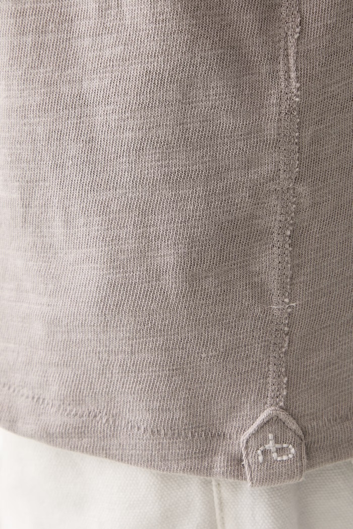 rag & bone πόλο ανδρικό βαμβακερό RF0126ST2FM μπεζ