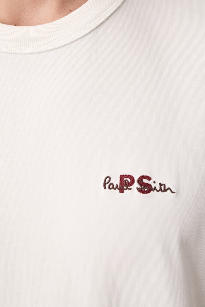 T-shirt męski bawełniany PS Paul Smith biały M2R.204ZE.W22642