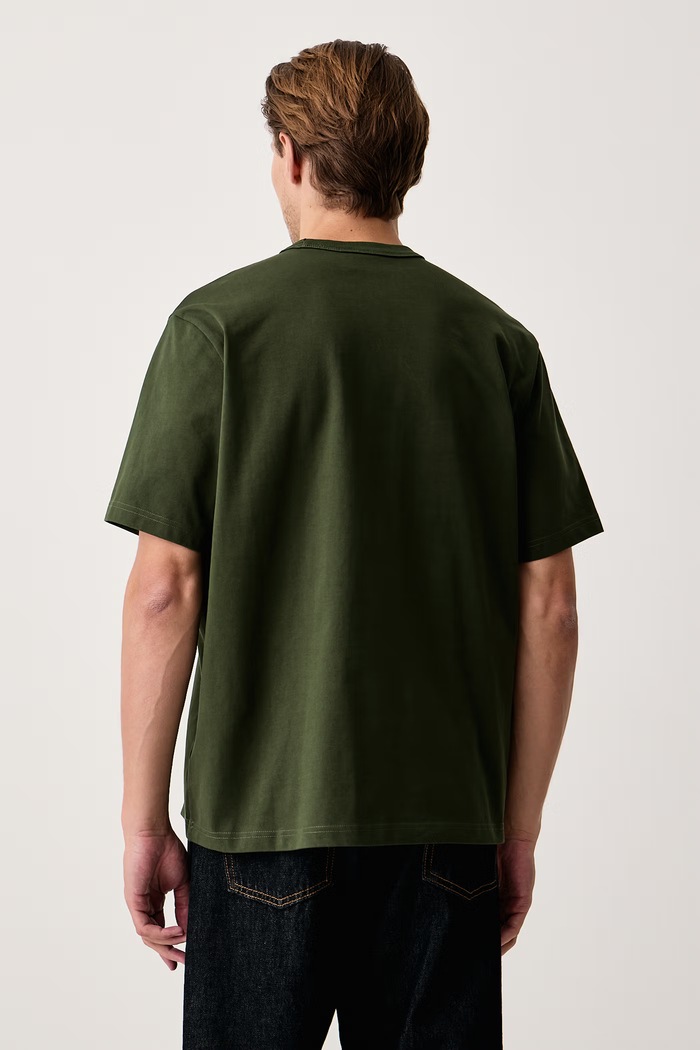 Odzież PS Paul Smith T-shirt męski bawełniany M2R.204ZE.W22642 zielony