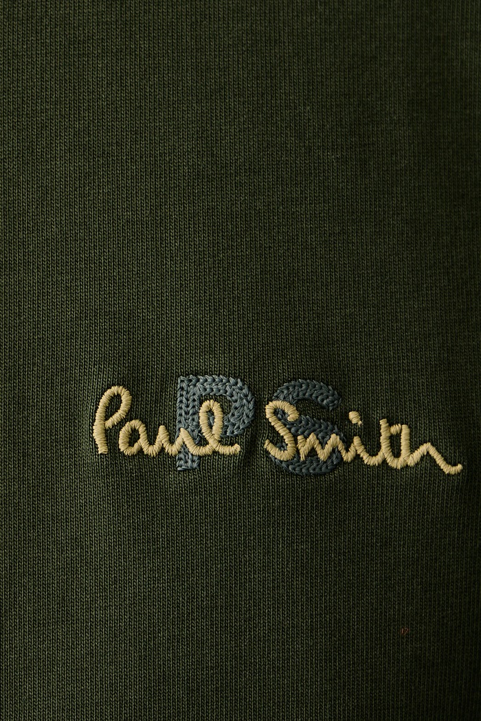 T-shirt męski bawełniany PS Paul Smith zielony M2R.204ZE.W22642