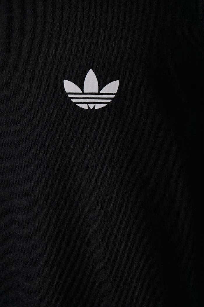 Тениска мъжка от памук Trefoil Essentials adidas Originals черен KX9142