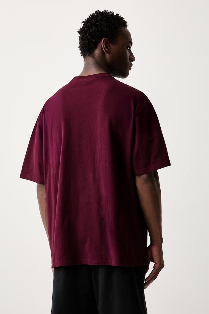 Odzież adidas Originals T-shirt męski bawełniany Trefoil Essentials KV3139 bordowy