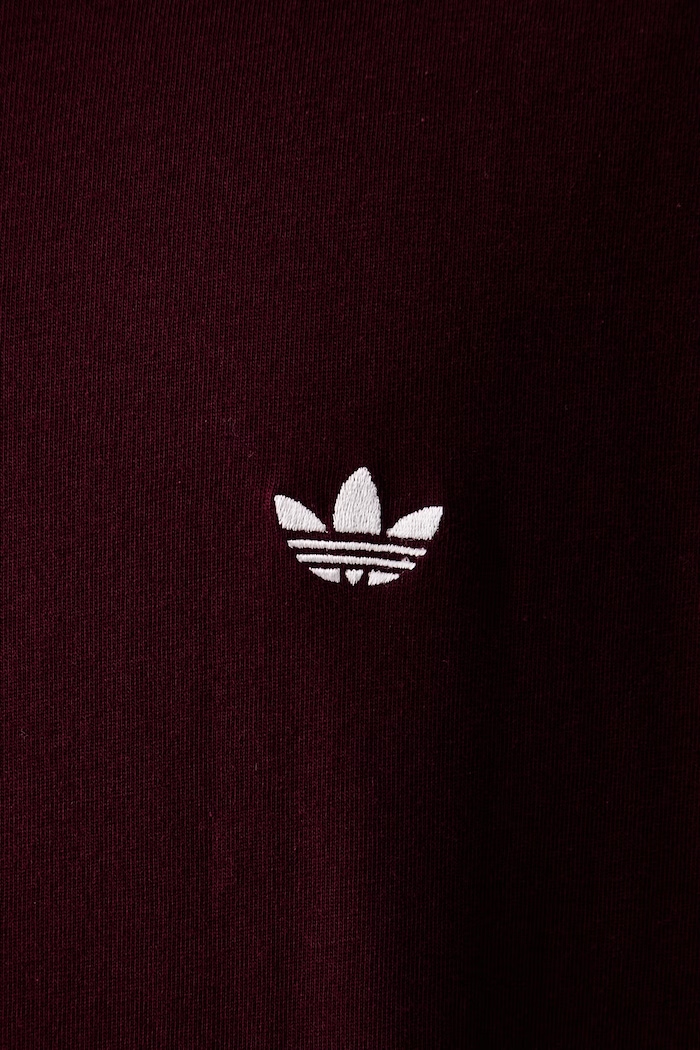 adidas Originals T-shirt męski bawełniany Trefoil Essentials KV3139 bordowy