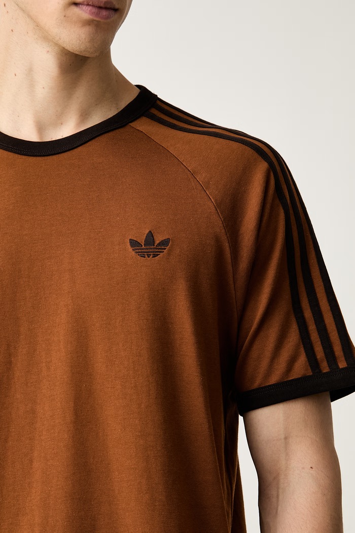 adidas Originals t-shirt ανδρικό βαμβακερό KT5053 καφέ