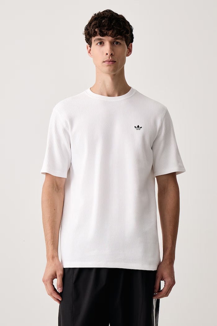 adidas Originals Tričko pánske bavlnené Trefoil Essentials biela KT2443