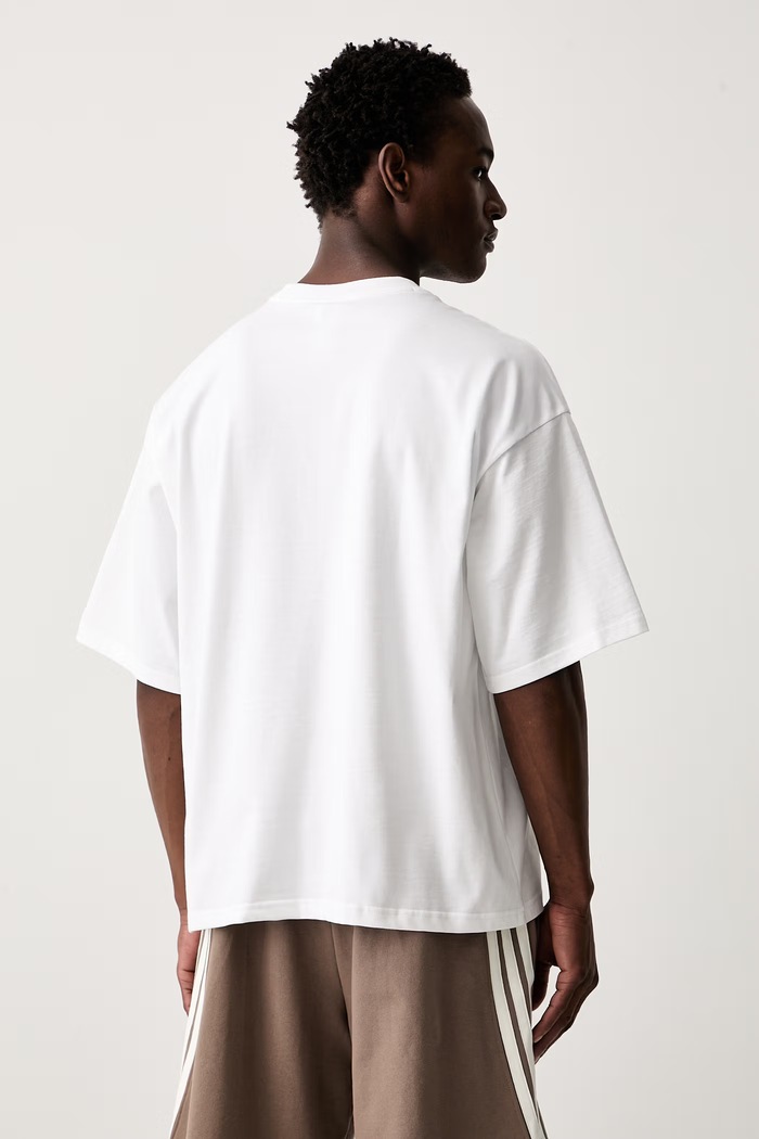 Odzież adidas Originals T-shirt męski bawełniany Trefoil KS9760 biały