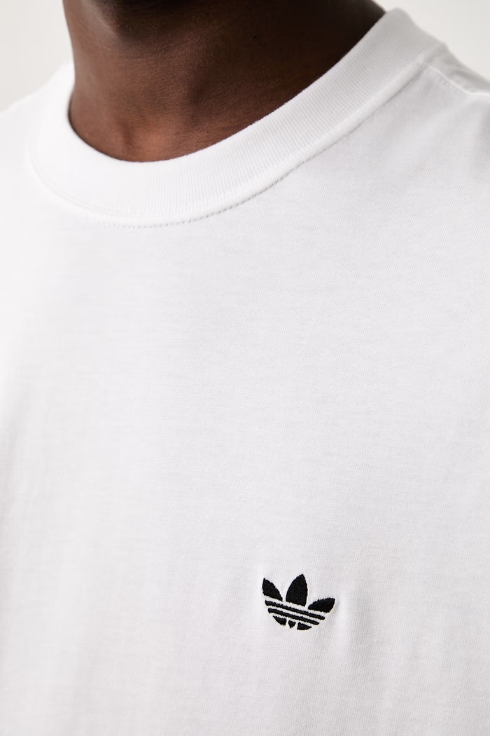 adidas Originals T-shirt męski bawełniany Trefoil KS9760 biały
