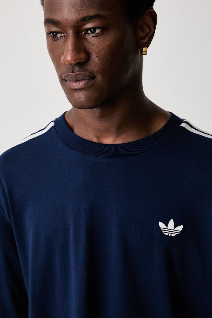 adidas Originals T-shirt męski bawełniany Adicolor granatowy KS7414