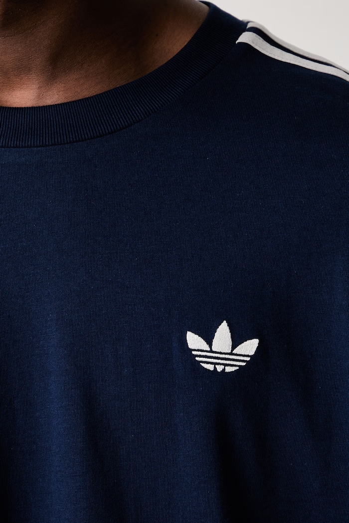 adidas Originals T-shirt męski bawełniany Adicolor KS7414 granatowy
