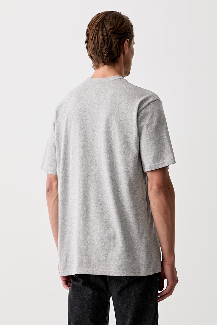 Odzież adidas Originals T-shirt męski bawełniany Trefoil Essentials KS7391 szary