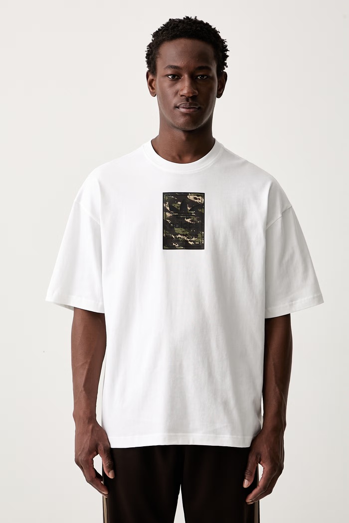 adidas Originals T-shirt damski bawełniany Camo biały KS4234.