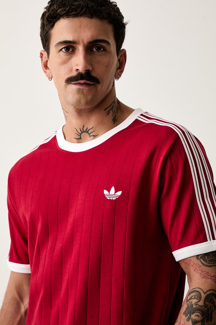 adidas Originals футболка для мужчин из хлопка красный KS4066