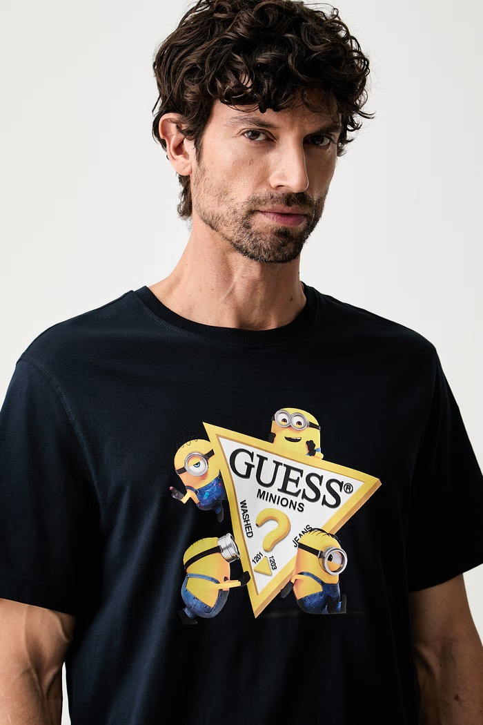 Guess Jeans tricou pentru bărbați din bumbac bleumarin M6YI84.K6412