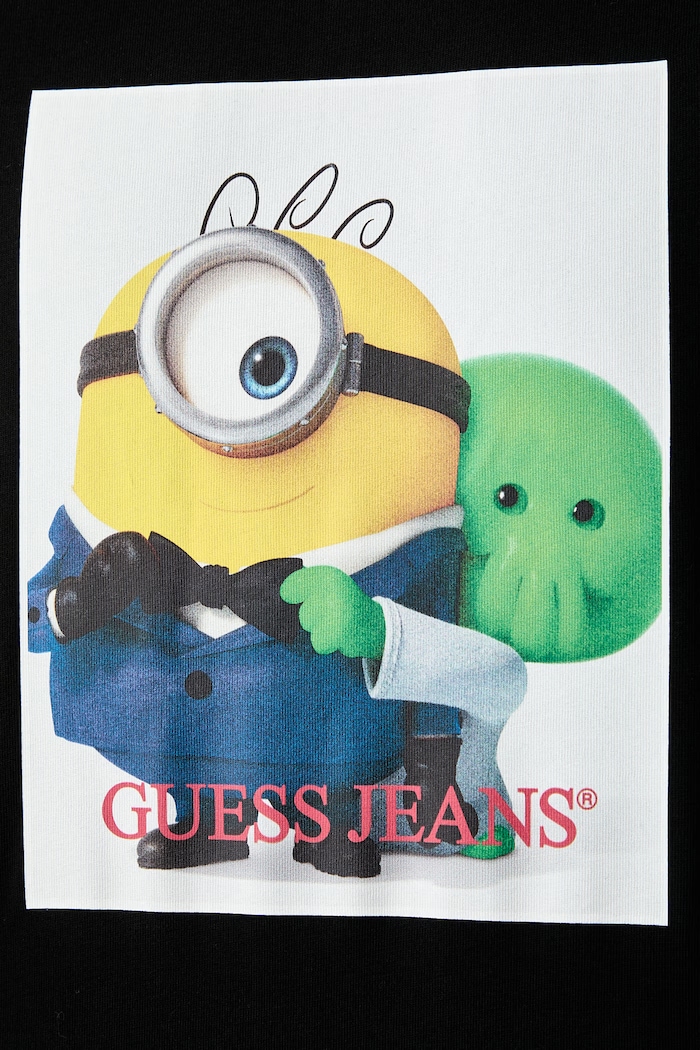 Guess Jeans tričko pánské bavlněné M6YI82.K6411 černá