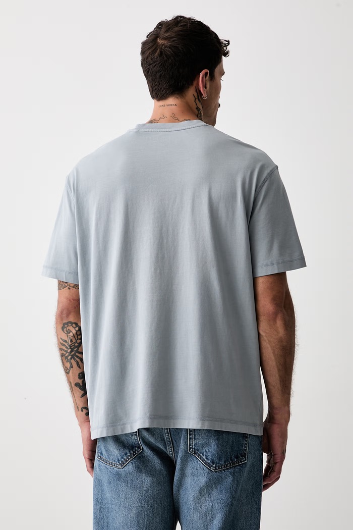 Oblečení Guess Jeans tričko pánské bavlněné M6YI14.K3945 modrá