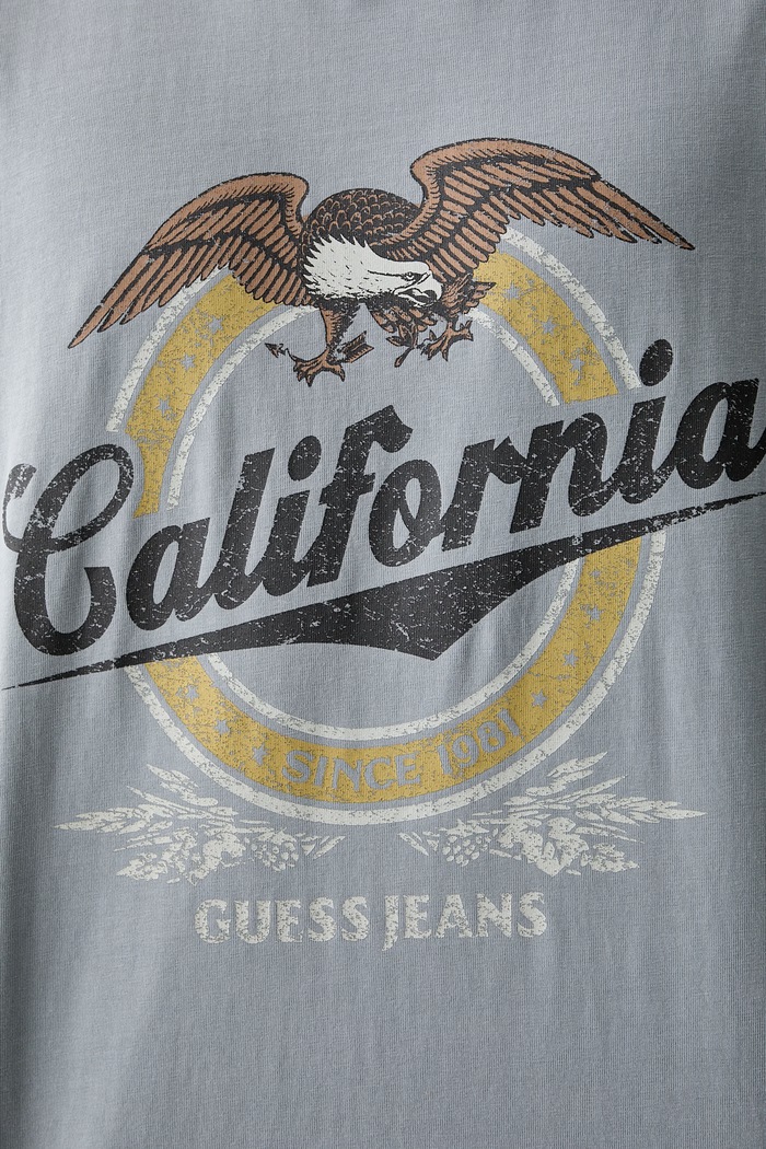 Guess Jeans tričko pánské bavlněné M6YI14.K3945 modrá