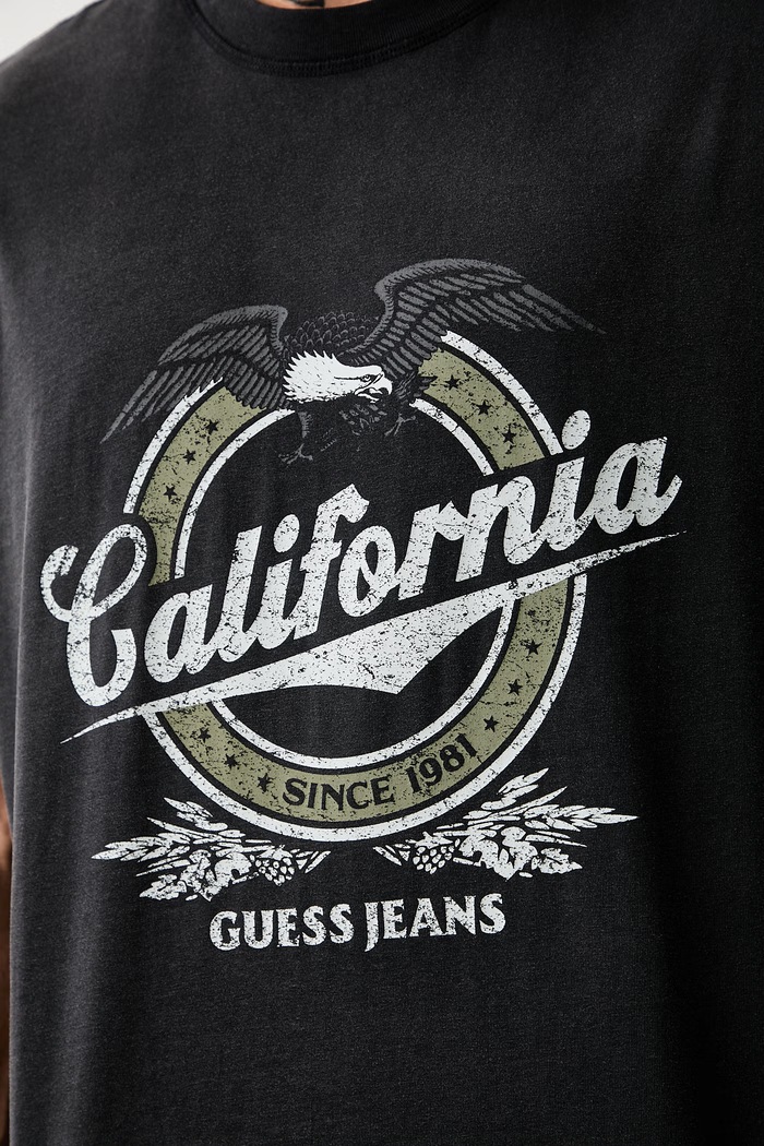 Guess Jeans kratka majica moška bombažna M6YI14.K3945 siva