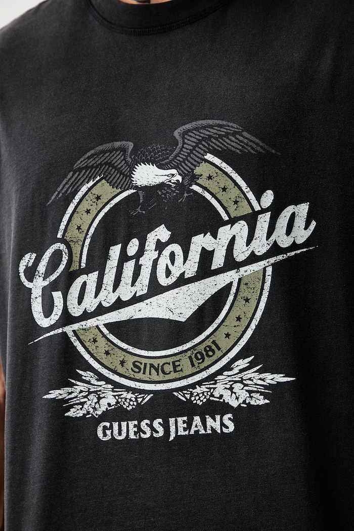 Guess Jeans kratka majica moška bombažna M6YI14.K3945 siva