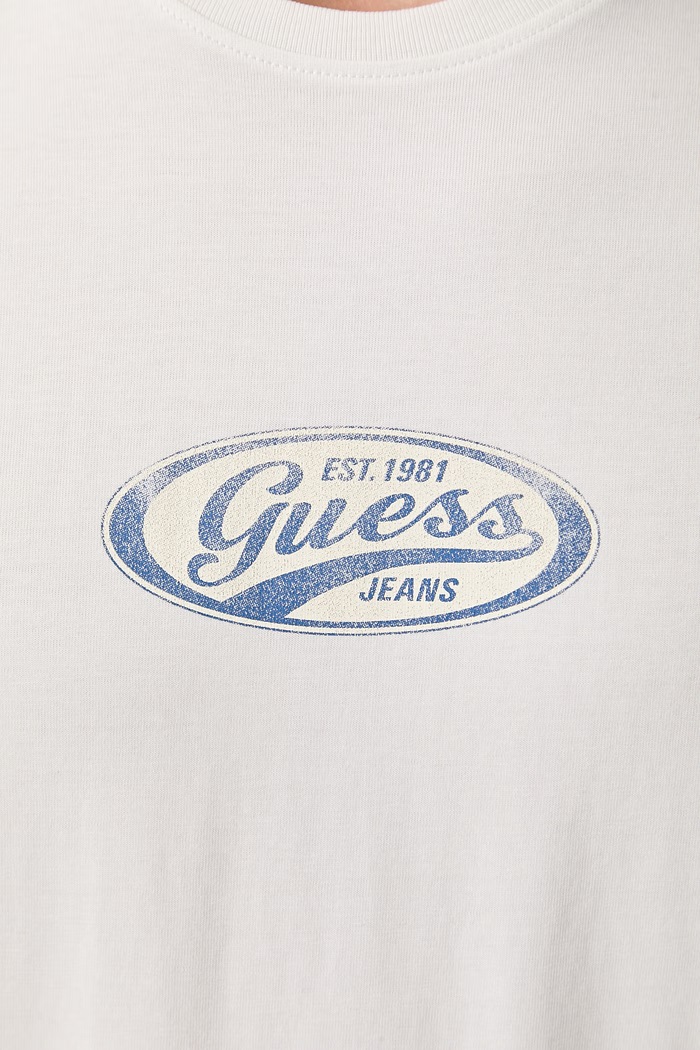 Guess Jeans tričko pánske bavlnené M6YI06.K3649 béžová