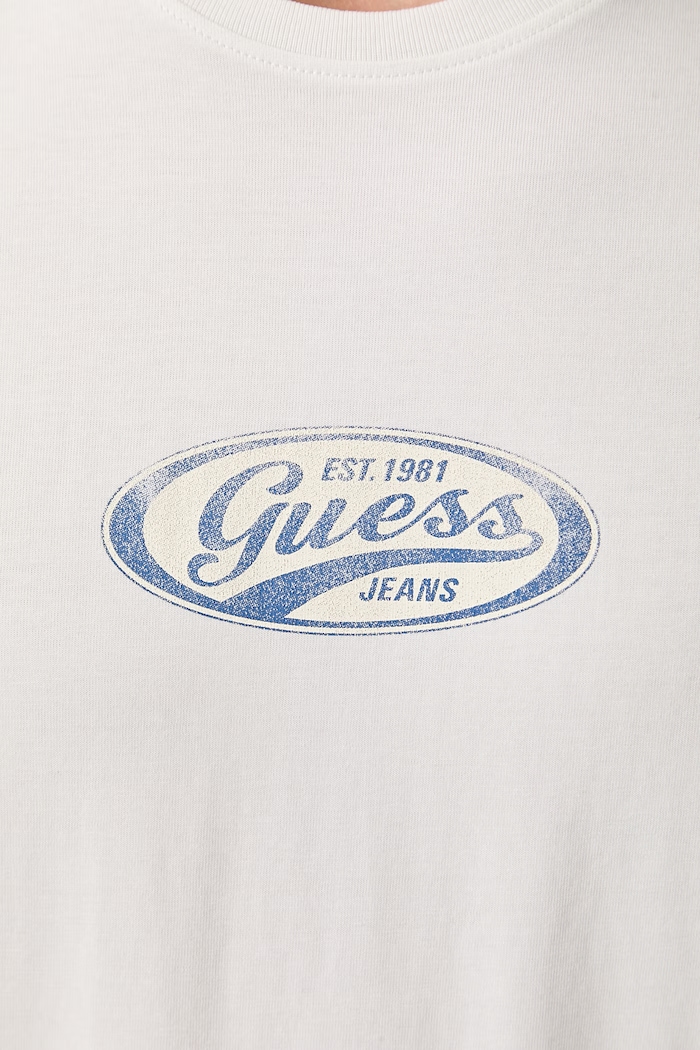 Guess Jeans tričko pánske bavlnené M6YI06.K3649 béžová