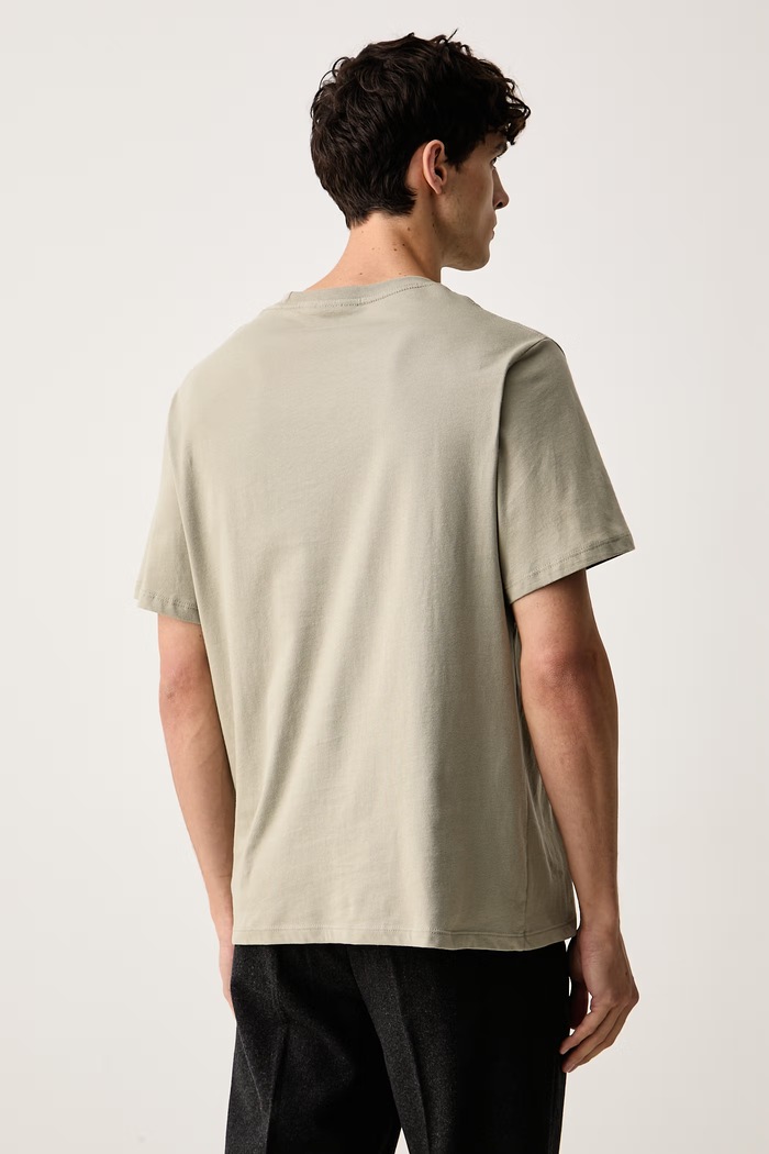 Ρούχα Michael Kors t-shirt ανδρικό βαμβακερό CT6531EFV4 πράσινο