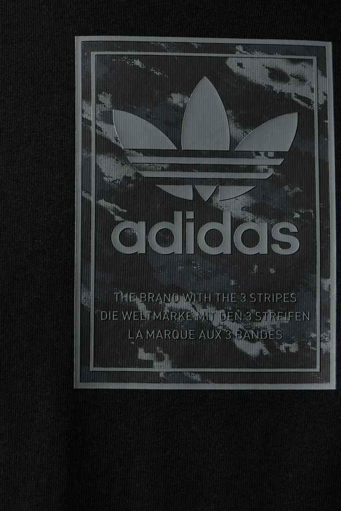 Majica za muškarce od pamuka Camo adidas Originals crna IA5935