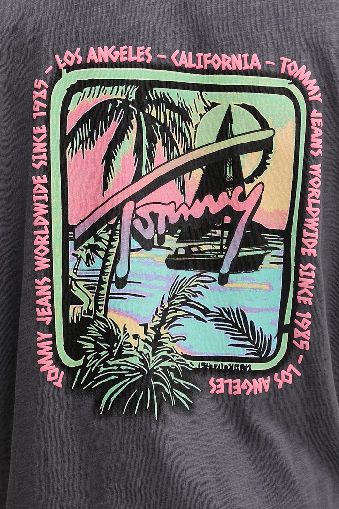 Tommy Jeans tricou pentru bărbați, din bumbac DM0DM23190 gri