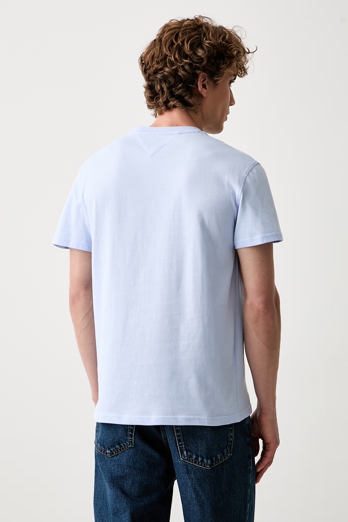 Ρούχα Tommy Jeans Oversize T-shirt ανδρικό βαμβακερό DM0DM22504 μπλε
