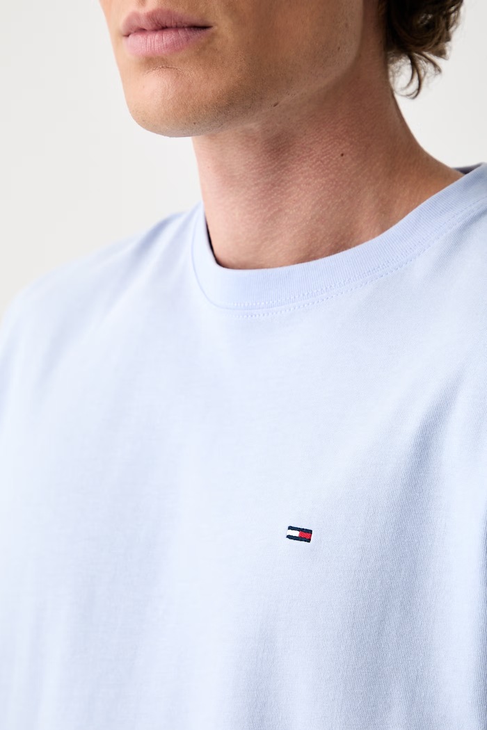 Tommy Jeans Oversize T-shirt ανδρικό βαμβακερό DM0DM22504 μπλε
