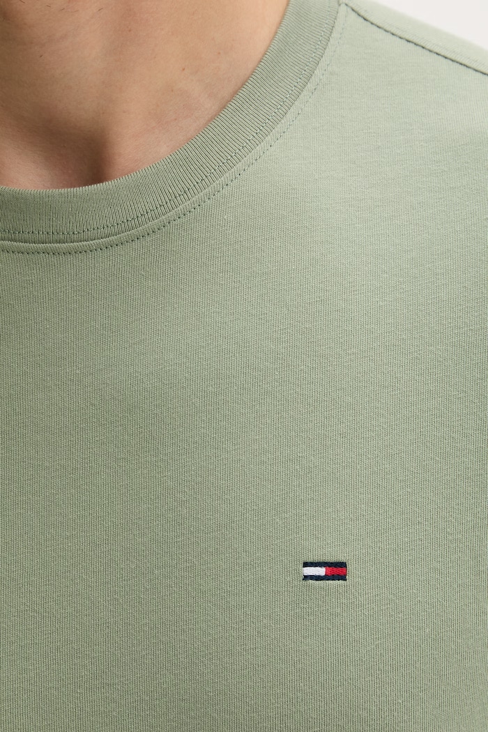 Tommy Jeans T-shirt oversize męski bawełniany DM0DM22504 zielony