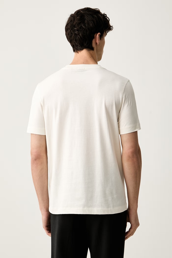 Odzież BOSS T-shirt męski bawełniany Thompson 50565995 beżowy