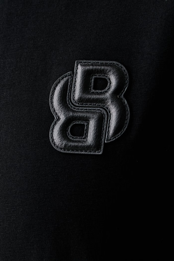 BOSS T-shirt męski bawełniany C-Tames 50565044 czarny