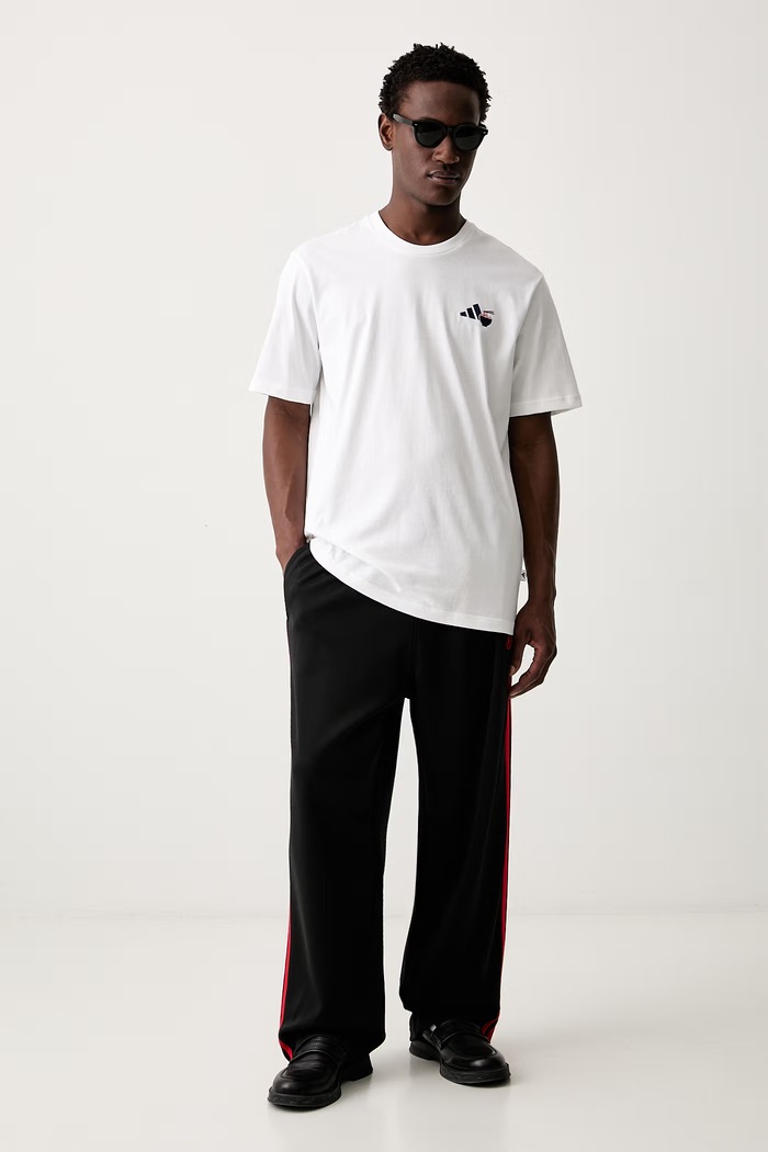 adidas T-shirt męski bawełniany Ramen KS5080 biały AW26