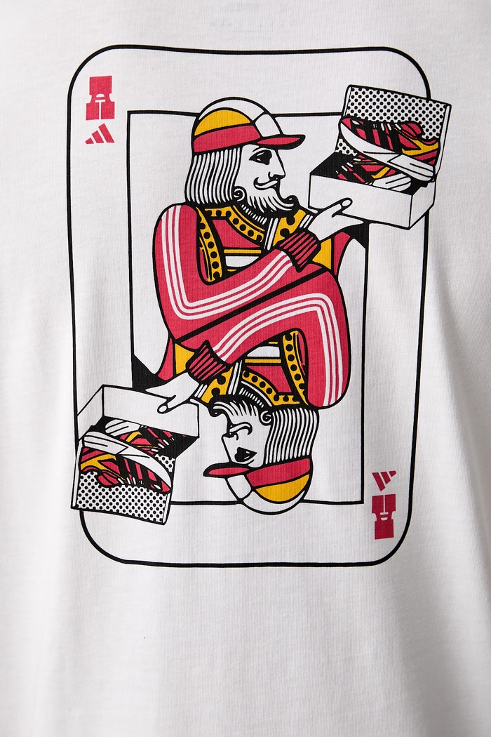 adidas T-shirt męski bawełniany Novelty KC7129 biały