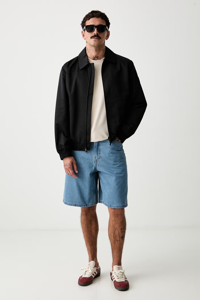adidas T-shirt męski bawełniany KT9708 beżowy AW26