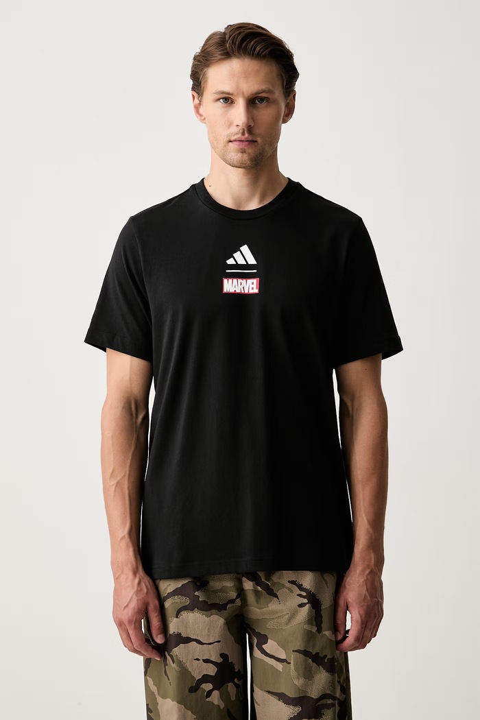 Odzież adidas T-shirt męski bawełniany KR3609 czarny