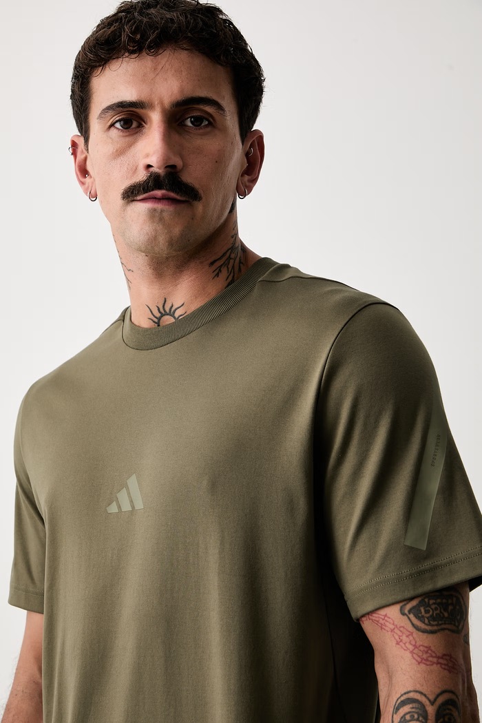 adidas T-shirt męski bawełniany Z.N.E. zielony KF3802
