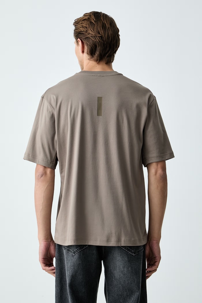 Odzież adidas T-shirt męski bawełniany Z.N.E. KF3819 brązowy