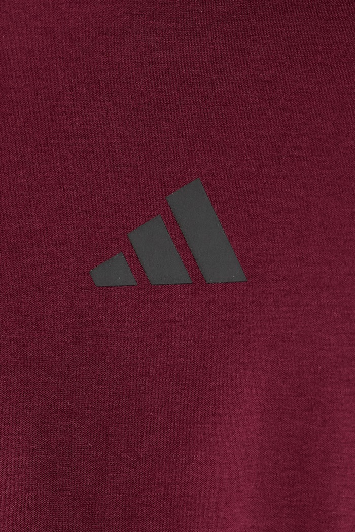 Tričko pánské bavlněné Z.N.E. adidas burgundské KF3822