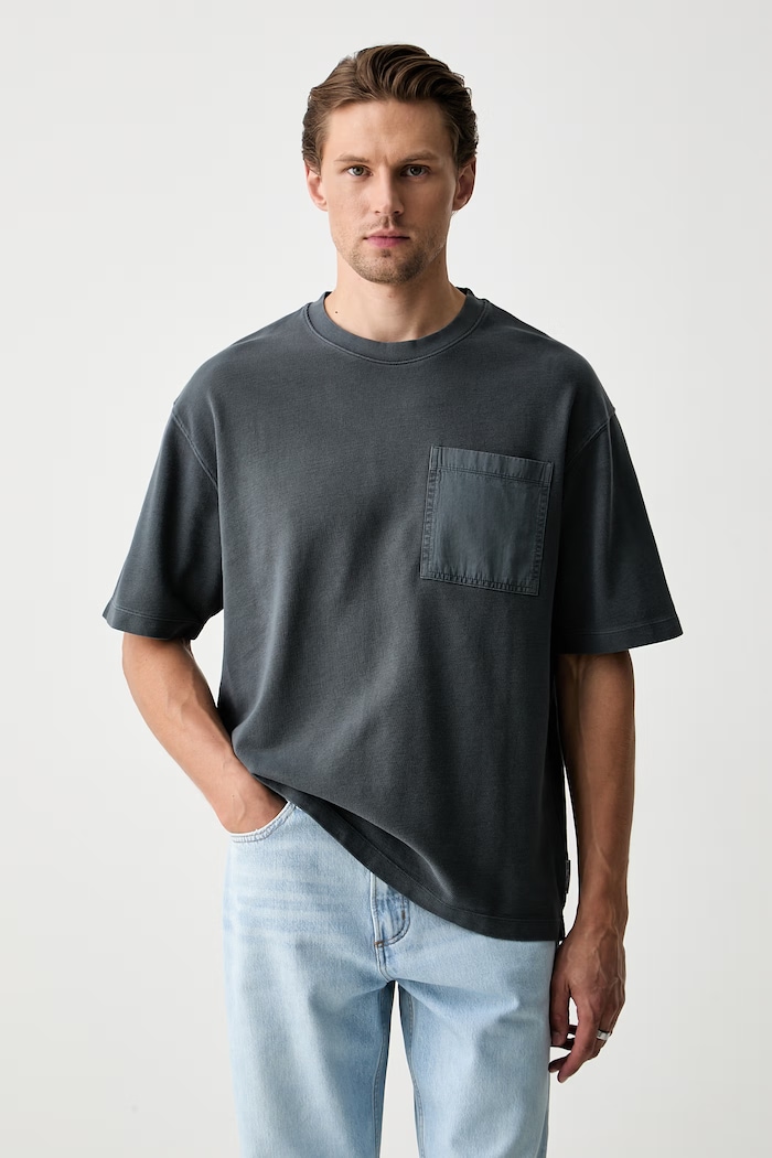 Marc O'Polo T-shirt męski bawełniany szary 5000010822