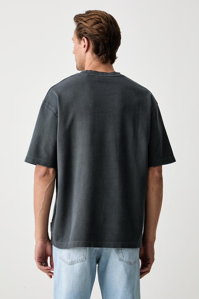 Odzież Marc O'Polo T-shirt męski bawełniany 5000010822 szary