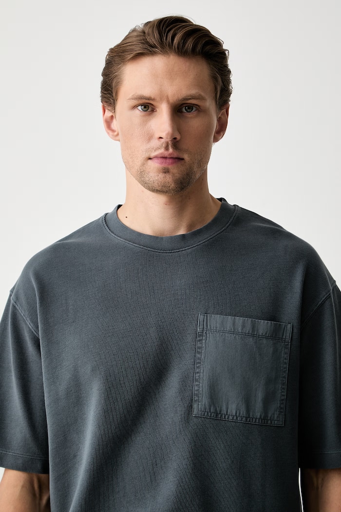 Marc O'Polo T-shirt męski bawełniany szary 5000010822