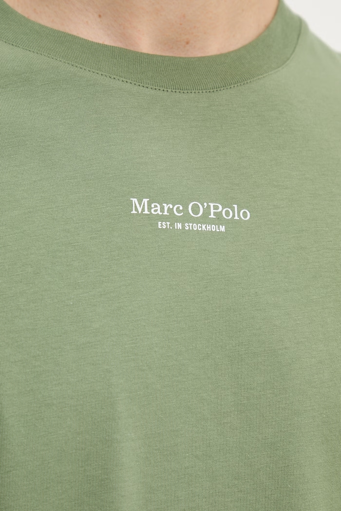 Marc O'Polo majica za muškarce od pamuka 5000014264 zelena