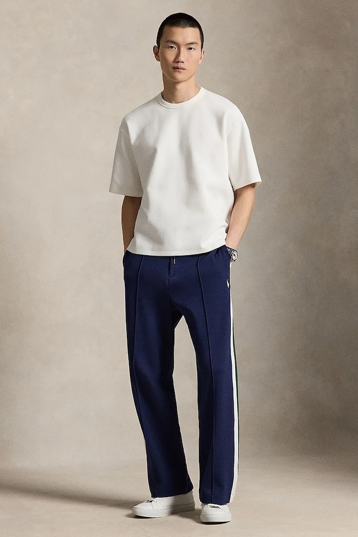Îmbrăcăminte Polo Ralph Lauren tricou pentru bărbați, cu bumbac 710B19071 alb