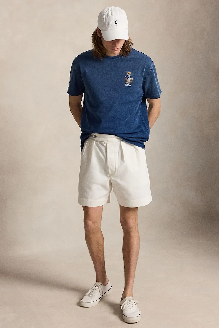Îmbrăcăminte Polo Ralph Lauren tricou pentru bărbați, din bumbac 710B18560 bleumarin