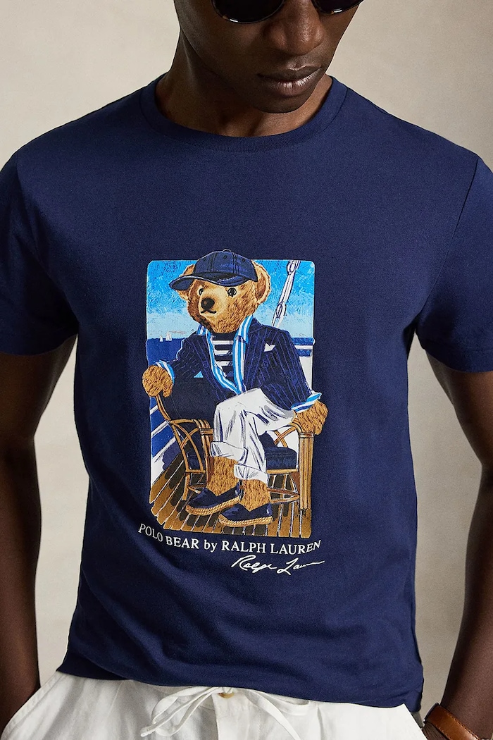 Polo Ralph Lauren tričko pánske bavlnené tmavomodrá 710B21964