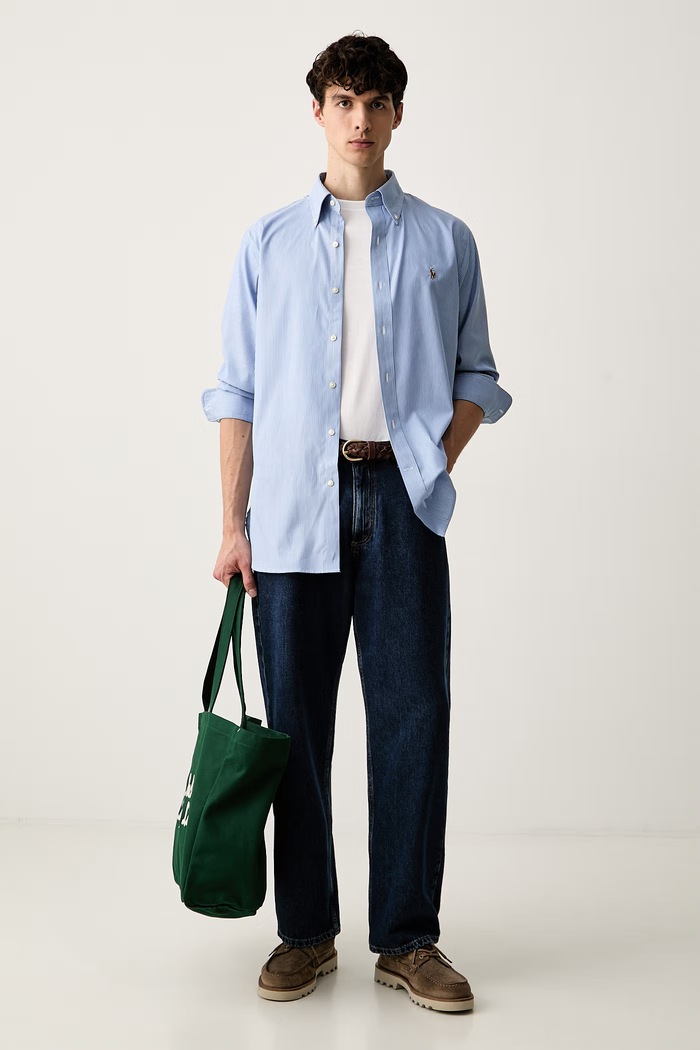 Polo Ralph Lauren тениска мъжка от памук 710B21952 бял AW26