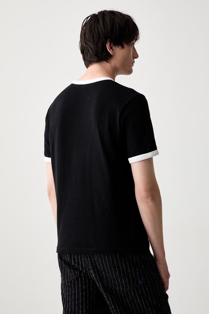 Odzież Kenzo T-shirt męski bawełniany FG65TS1644SK czarny
